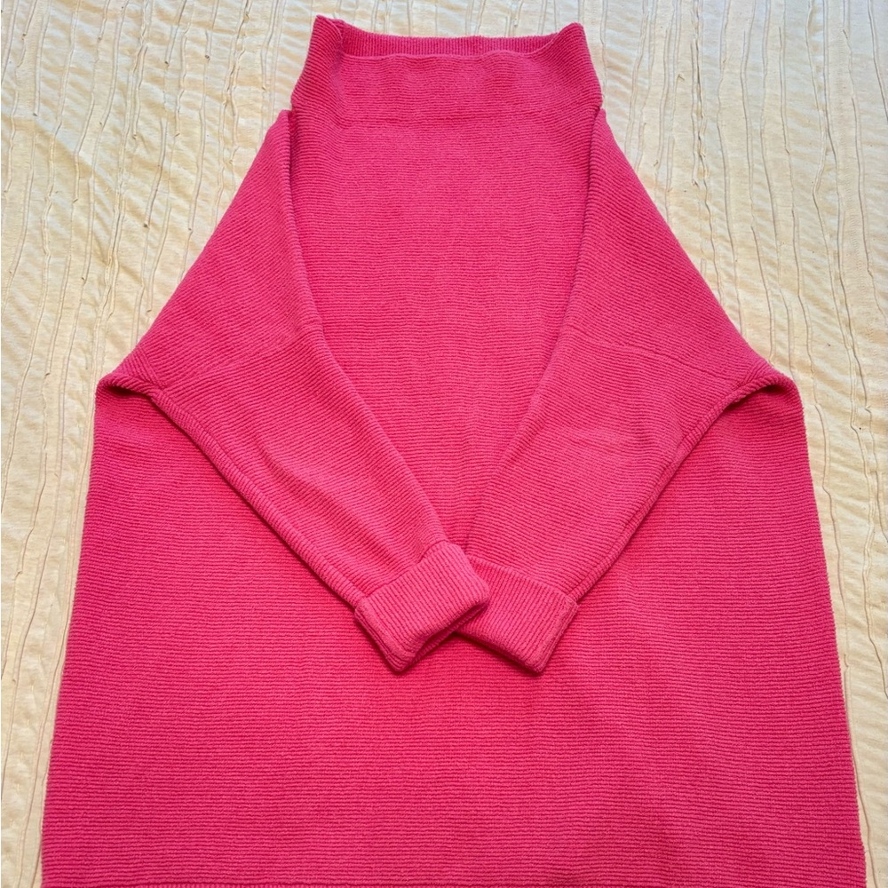 Free People Pink Turtleneck Sweater